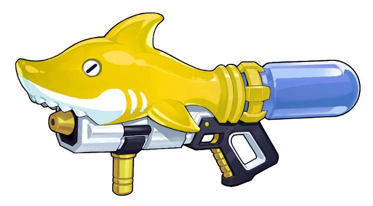 Durable Shark Water Gun