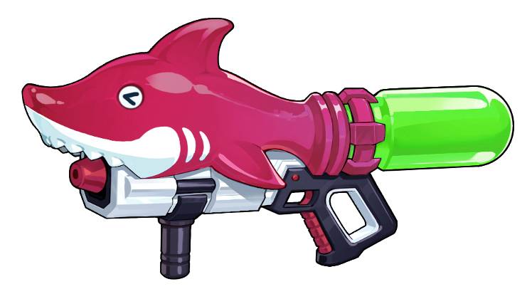 Spiky Shark Water Gun