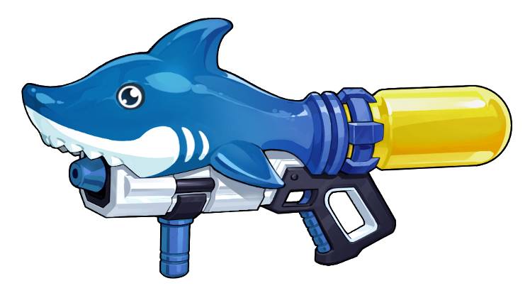 Sturdy Shark Water Gun